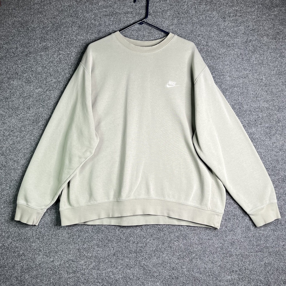 Nike‎ Sweatshirt Men XXL Pullover Crewneck Embroidered Logo